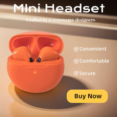 Mini Bluetooth Headset Wireless Portable Earpiece Handsfree Communication Earphones with Microphone for Mobile Phone Headphoens