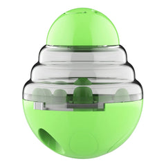 Dog Interactive Food Dispenser Toys Small Dogs Cats Pet IQ Training Improve Kitten Puppy Slow Shaking Leak Feeder Food Container