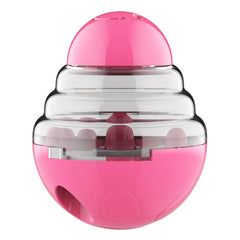 Dog Interactive Food Dispenser Toys Small Dogs Cats Pet IQ Training Improve Kitten Puppy Slow Shaking Leak Feeder Food Container