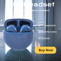 Mini Bluetooth Headset Wireless Portable Earpiece Handsfree Communication Earphones with Microphone for Mobile Phone Headphoens