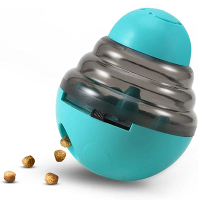 Dog Interactive Food Dispenser Toys Small Dogs Cats Pet IQ Training Improve Kitten Puppy Slow Shaking Leak Feeder Food Container