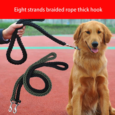 Dog leash for effective training and comfortable walking strong and durable braid suitable for large dogs dog training leash
