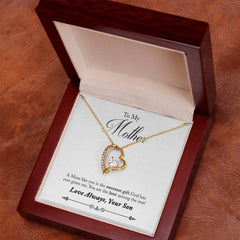 To My Mother, Love Always, Your Son Forever Love Necklace