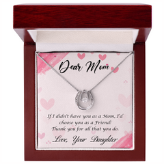 Dear Mom, Love Your Daughter Necklace