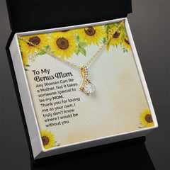 To My Bonus Mom Necklace