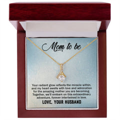 Mom To Be, Love Your Husband Alluring Beauty Necklace