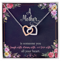 A Mother Interlocking Hearts Necklace