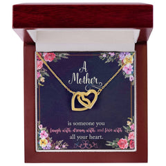 A Mother Interlocking Hearts Necklace