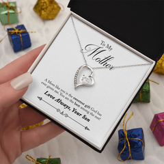 To My Mother, Love Always, Your Son Forever Love Necklace